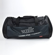 旅行袋 附鞋袋圓桶側背包 NZB64, 黑色, 1個