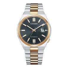 CITIZEN 男款系列自動機械金屬手錶 NJ0154-80H