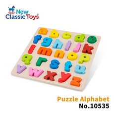 New Classic Toys 幼兒英文字母配對拼圖 (小寫字母) 木製玩具, 詳見包裝, 詳見包裝