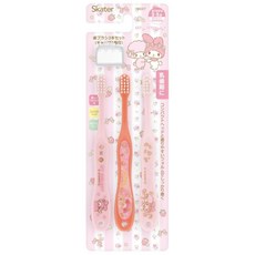 美樂蒂 My Melody 兒童牙刷 3入附蓋