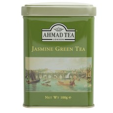 AHMAD TEA 罐裝茉莉花綠茶茶葉, 100g, 1罐, 1罐