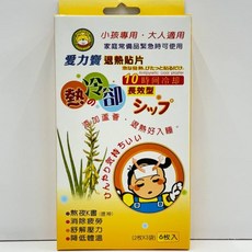 愛力寶退熱貼片6入,大人小孩通用,長效10小時,家庭常備退燒用品