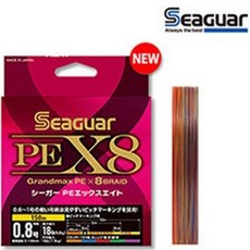 Seaguar PE X8 200米 編織 豬姐釣具, 五色
