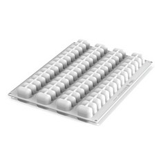 Silikomart 義大利 鏈型方體模具 矽膠烘焙模具, 1個