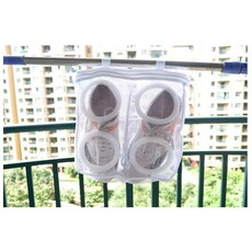 洗鞋/晾鞋袋, 白色, 1個