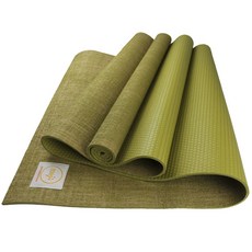 Majisports 黃麻優質環保瑜珈墊, 苔蘚綠色