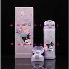 THERMOS 膳魔師 酷洛米不銹鋼真空保冷瓶 470ml, 紫色, 1個