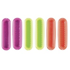 mastrad 法國 閃電泡芙烤模 6入 烘焙工具, 綠、紅、紫