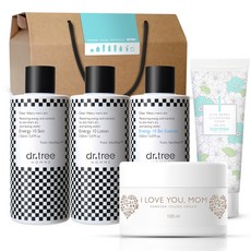 dr.tree 男士 5 件套, 皮膚 150ml + 乳液 150ml + 精華 150ml + 面霜 100ml + 泡沫 150g, 1套