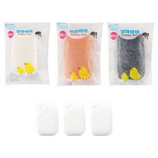 MamaBaBa 小雞蒟蒻海綿組, 混色, 1組