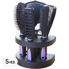 Shinshinsalrong All-in-one 頭髮造型髮梳組, 5套, 紫羅蘭色