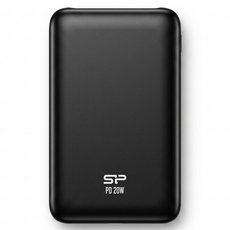 Silicon Power 廣穎電通 QP58 1萬毫安 20W QC PD TypeC雙向快充迷你行動電源, 黑色