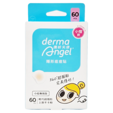 derma Angel 護妍天使 隱形痘痘貼 小痘專用款, 60片, 1盒