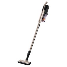 HITACHI 日立 免紙袋無線型充電式直立吸塵器 總重僅1.5公斤 3D斜流風扇 防纏毛刷 二合一隙縫刷頭 手持毛刷, PV-XL2KT CG, 香檳金