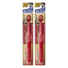 EBiSU 惠百施 The Premium Care優質倍護 寬頭軟刷毛牙刷 8列寬 顏色隨機, 1入, 2支