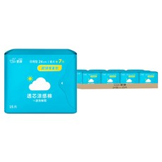 icon 愛康 透芯涼感衛生棉, 日用型(24cm), 15片, 24包