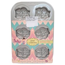 Betty's 焙蒂絲 6連貓頭鷹烤盤 BP7002, 1個