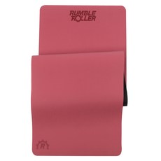 RUMBLE ROLLER 防滑橡膠居家訓練皮拉提斯伸展瑜珈墊, 乾燥玫瑰色, 1個