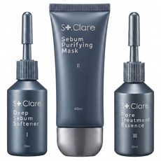 St.Clare 聖克萊爾 粉刺素淨MP3 竹炭控油3件組, 1盒, 1盒