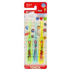 Skater 兒童牙刷 TB5SCT 3-5歲, 多美車, 3支, 1組