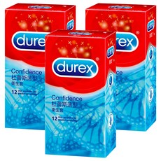 durex 杜蕾斯 薄型衛生套, 12個, 3盒