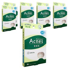MENTHOLATUM 曼秀雷敦 Acnes 台灣公司貨 痘痘貼 金盞花 綜合型, 26片, 6盒