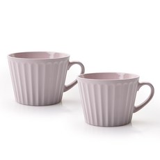 PRELUDE Creamy系列 含握柄多用途湯碗, 粉色, 2個