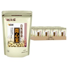 元氣家 自然開殼開心果, 12個, 200g