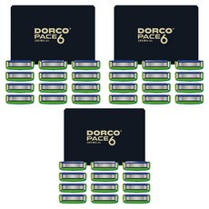 DORCO 多可樂客 PACE Six 刮鬍刀片, 12入, 3個