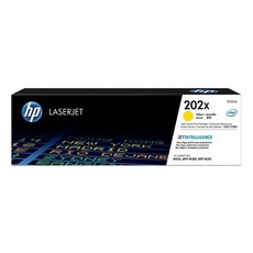 hp 惠普 HP 202X 原廠碳粉匣高印量 CF502X, 黃色, 1個