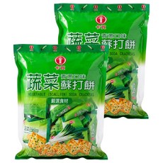 卡賀 蔬菜蘇打餅乾 青蔥口味, 320g, 2袋