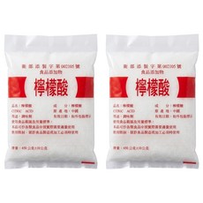 壽生 食品級檸檬酸, 450g, 2包