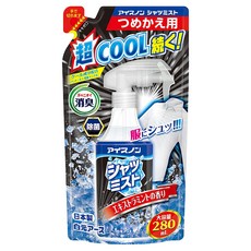 Hakugen Earth 白元 衣物涼感噴霧EX 補充包, 薄荷, 280ml, 1包