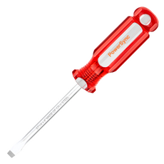 PowerSync 群加 帶磁一字起子 WDH-A02 直徑1/4x4吋 總長19.66cm, 1支