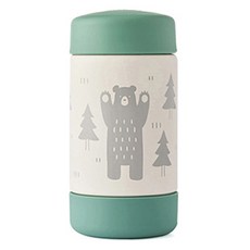 Richell 利其爾 保溫副食品容器 160ml, 綠色, 1入