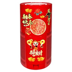 煙花泡泡機 附裝飾貼紙 電池款, 紅色, 1個