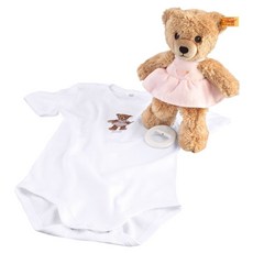 Steiff 德國金耳釦泰迪熊 嬰幼兒音樂鈴, Sleep Well bear music box Gift Set 小熊, 1個