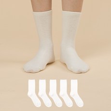 GGRN 女性高級羊羔毛喀什米爾襪5雙組