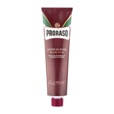 PRORASO 刮鬍膏 紅標 滋潤檀香, 150ml, 1條