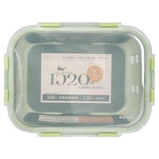 Kinyo 清透耐熱保鮮盒, 1個容器及相配的蓋子, 1個