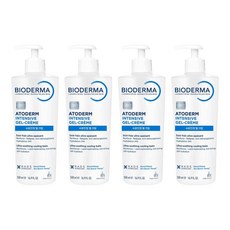 바이오더마 아토덤 인텐시브 젤 크림, 500ml, 4개