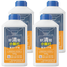 BEER BEAR 皮久熊 好清鬆小蘇打粉 MY-7698 4罐, 500g, 1組