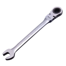 功夫 棘輪梅開板手 搖頭式 19mm, 1個