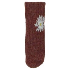 毛線椅腳套 Set 16入, 小雛菊 + 紅色, 1組