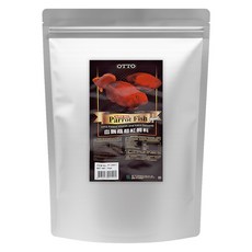 OTTO 建興水族 血鸚鵡超紅飼料, 1kg, 1袋