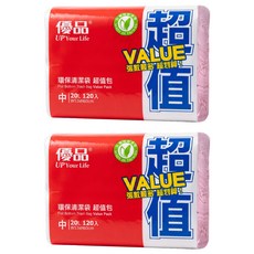 優品 環保清潔袋 中, 20L, 2包