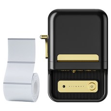 NIIMBOT 標籤機 附標籤紙 40 x 30mm B21S, 黑色, 1組