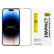 RHINOSHIELD 犀牛盾 壯撞貼 PRO 手機 螢幕保護貼 iPhone 14 Pro/15/16 耐指紋 高透黑 1個