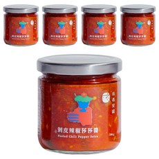 OR sauce 或者安醬 剝皮辣椒莎莎醬, 190g, 5罐