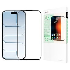 YADI 亞第 水之鏡 6.7吋 滿版 玻璃保護貼 Apple iPhone 17 Air 9H 抗指紋 疏水疏油 CNC弧邊 透明色 2025專用 GPA4-AP-IP17AIR 1個